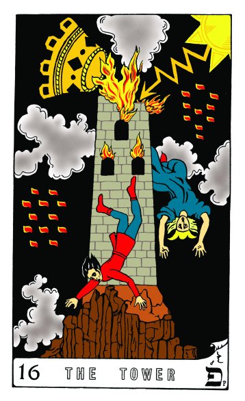Tarot Keys 1-29-06 009 The Tower #16
