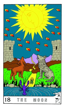 Tarot Keys 1-29-06 011 The Moon #18