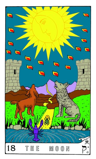 Tarot Keys 1-29-06 011 The Moon #18